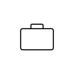 Briefcase icon. suitcase sign and symbol. luggage symbol.
