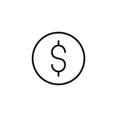 Money icon. Money sign and symbol