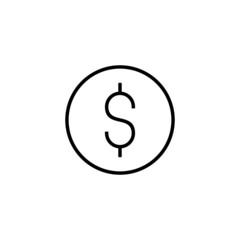 Money icon. Money sign and symbol