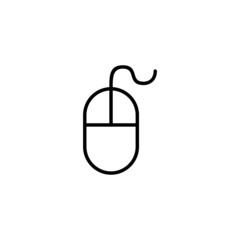 Mouse icon. click sign and symbol. pointer icon vector.