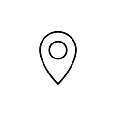 Pin icon. Location sign and symbol. destination icon. map pin