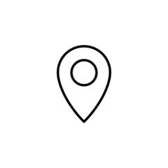 Pin icon. Location sign and symbol. destination icon. map pin