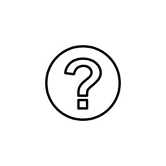 Question icon. question mark sign and symbol