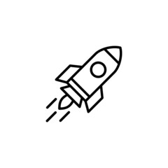 Rocket icon. Startup sign and symbol. rocket launcher icon