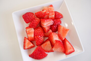 カットしたいちご