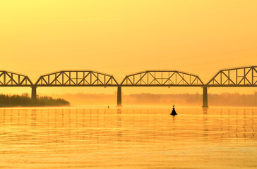 The bank of the Ob River