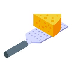 Lasagne cheese icon isometric vector. Lasagna food. Italian food