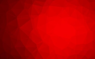 Fototapeta premium Light Red vector abstract polygonal layout.