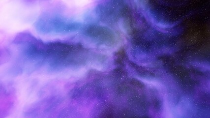 Fototapeta na wymiar Space background with realistic nebula and shining stars. Colorful cosmos with stardust and milky way. Magic color galaxy. Infinite universe and starry night. 3d render