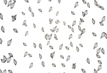 Light Black vector sketch backdrop.