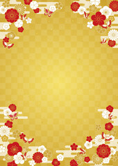 お正月やお祝いに使える　和風背景