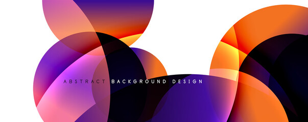 Obraz premium Trendy simple fluid color gradient abstract background. Mixing of colors and lines. Vector Illustration For Wallpaper, Banner, Background, Landing Page