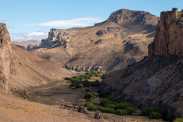 landscape of the mountains