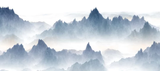 Fototapeten Berge im Nebel © feng