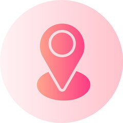 pin gradient icon