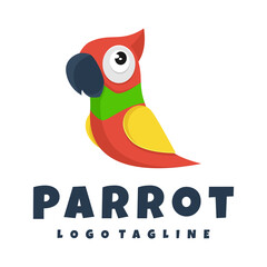 Illustration vector graphic of Parrot, good for logo design