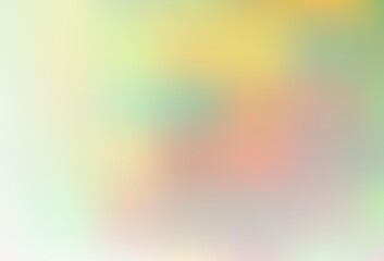 Light Green, Yellow vector blurred shine abstract pattern.