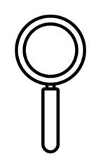 magnifying glass icon image