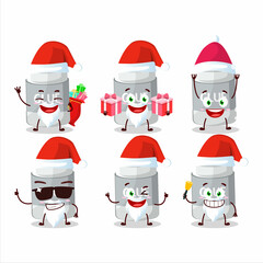 Santa Claus emoticons with glue stick cartoon character