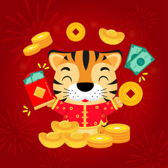Chinese new year 2022, year of the tiger.