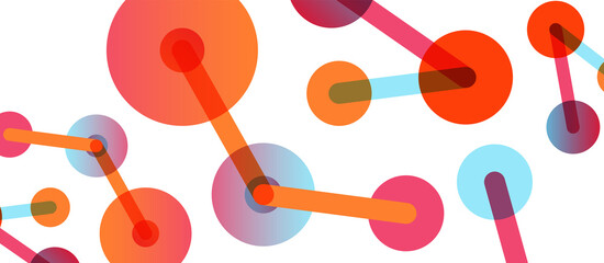 Network concept abstract background. Dots connection. Big data idea. Business template for wallpaper, banner, background or landing