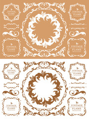 バレンタインデーのフレームデザイン。豪華でエレガントな装飾。アンティーク。ビンテージ。ゴージャス。エレガンス。