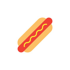 hot dog flat icon