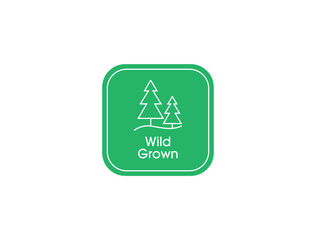 wild-grown icon vector illustration 