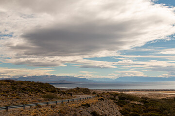 landscape with clouds