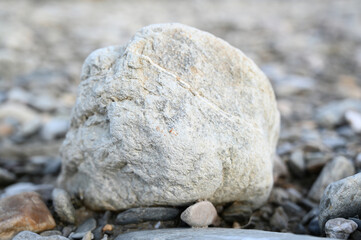 stones in the river side