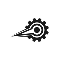 gear logo icon design template vector