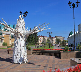 View of the Muzeinaya street in Omsk