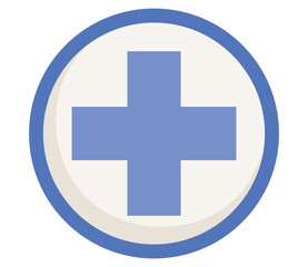 Fototapeta premium medical cross icon