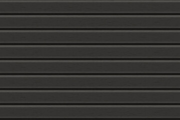 Dark grey wooden, metal, or plastic seamless texturated siding pattern of building cladding. Abstract vector pattern with texture. Horizontal wall decor for warehouse facade. Vinyl floor backhround