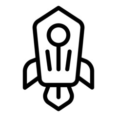 Startup job icon outline vector. Team post. Chair company
