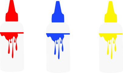 cans of paint and brush