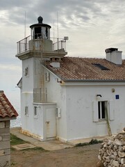 Fototapeta na wymiar Medulin Kap Marlera Istrien Kroatien - Leuchtturm