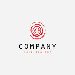 tech company illustration logo design