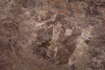 Bhimbetka Rock Shelters, Raisen, Madhya Pradesh, India. Declared a UNESCO World Heritage site in 2003, the shelters contain ancient rock art from the Upper Paleolithic to Medieval times.