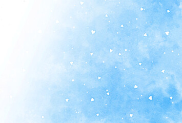 Obraz premium 背景素材_水彩テクスチャ_水色