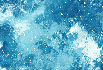 背景素材_グランジ_青