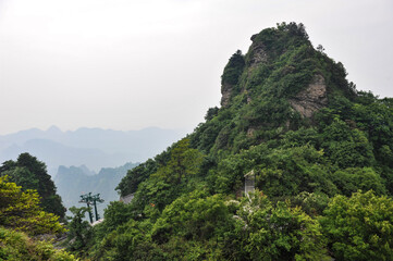Wudang Mountain Scenery and Ancient Architectural Complex in Shiyan City, Hubei Province, China