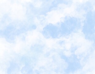 set of realistic cloud on the sky background