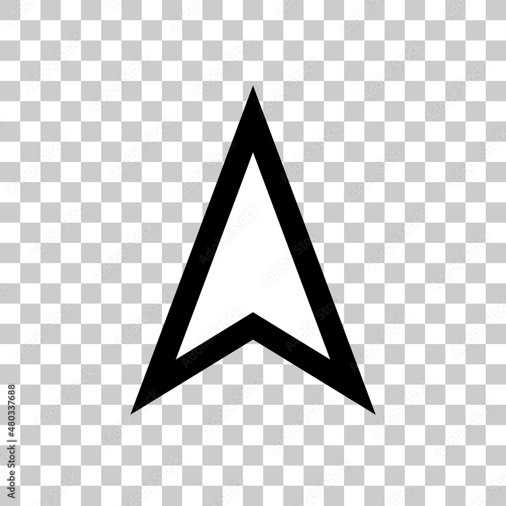 Poster mouse cursor icon isolated on a transparent background. vector.