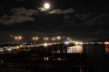 night view of the city