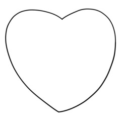 heart outline design-SVG illustration for web, wedsite, application, presentation, Graphics design, branding, etc.