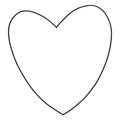 heart outline design-SVG illustration for web, wedsite, application, presentation, Graphics design, branding, etc.