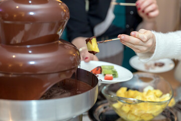 Chocolate fountain