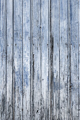 Light blue old wood planks background
