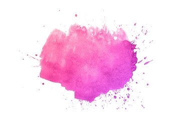 Abstract watercolor art hand paint on white background